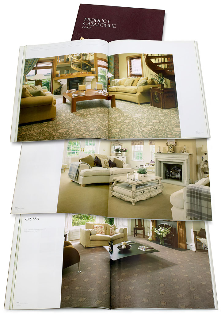 Ulster Carpets product catalogue.