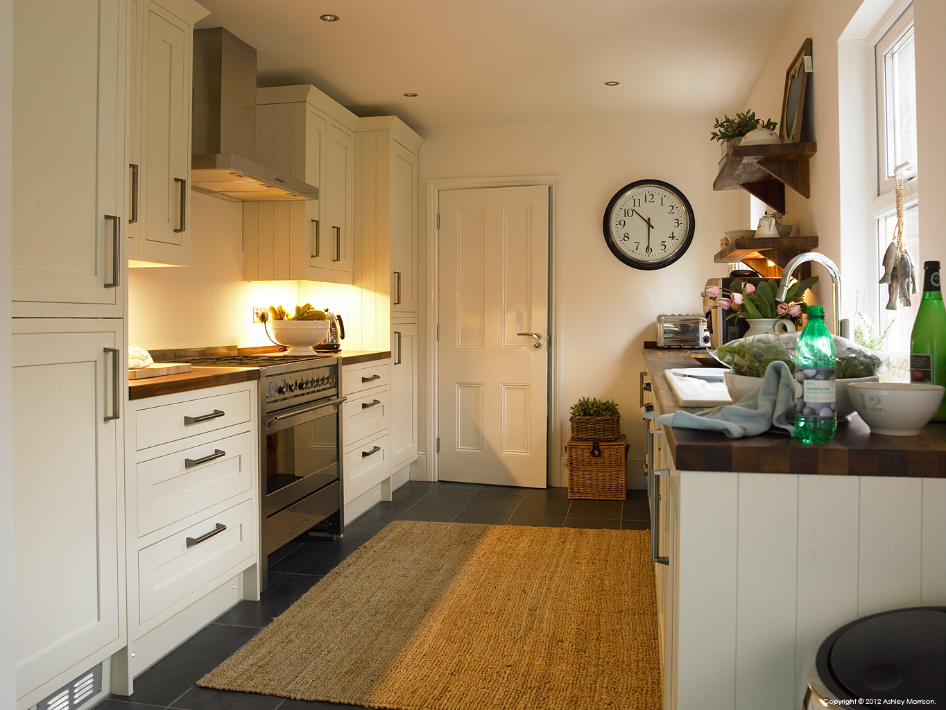 First picture taken and the final image created in the kitchen of Ciara Nelson's three storey semi-detached villa in Belfast.