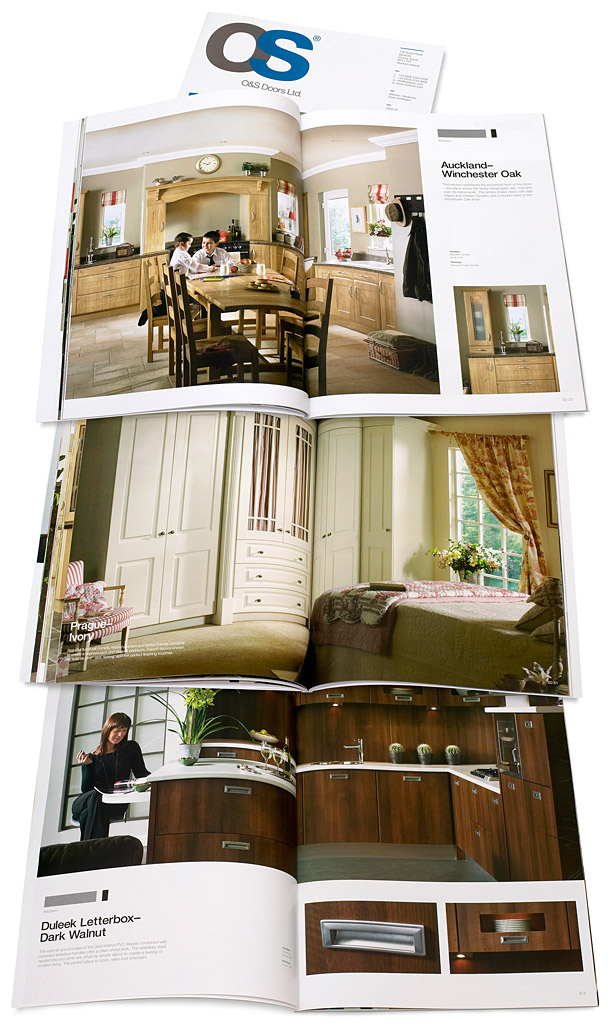 O&S Doors kitchen and bedroom catalogue.